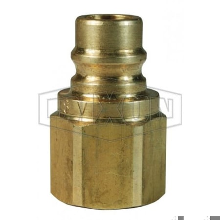 Dixon 1-1/2 V PLUG, 1-1/2 F-NPTF BRASS,  V12F12-B-E